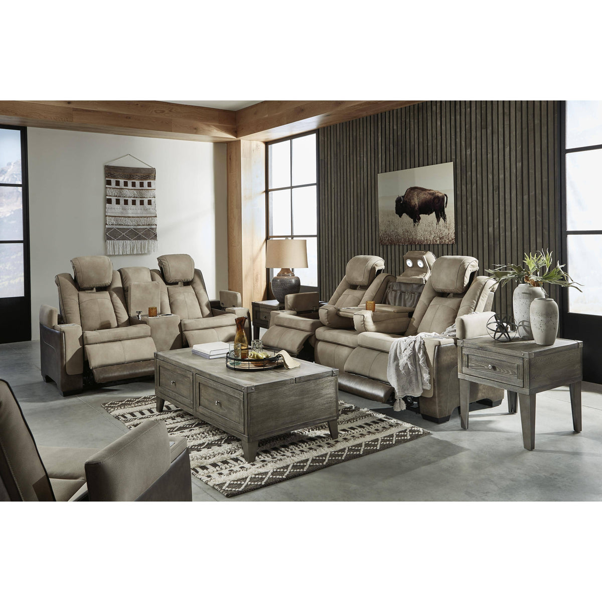 Signature Design by Ashley Next-Gen Durapella 22003U2 3 pc Power Reclining Living Room Set