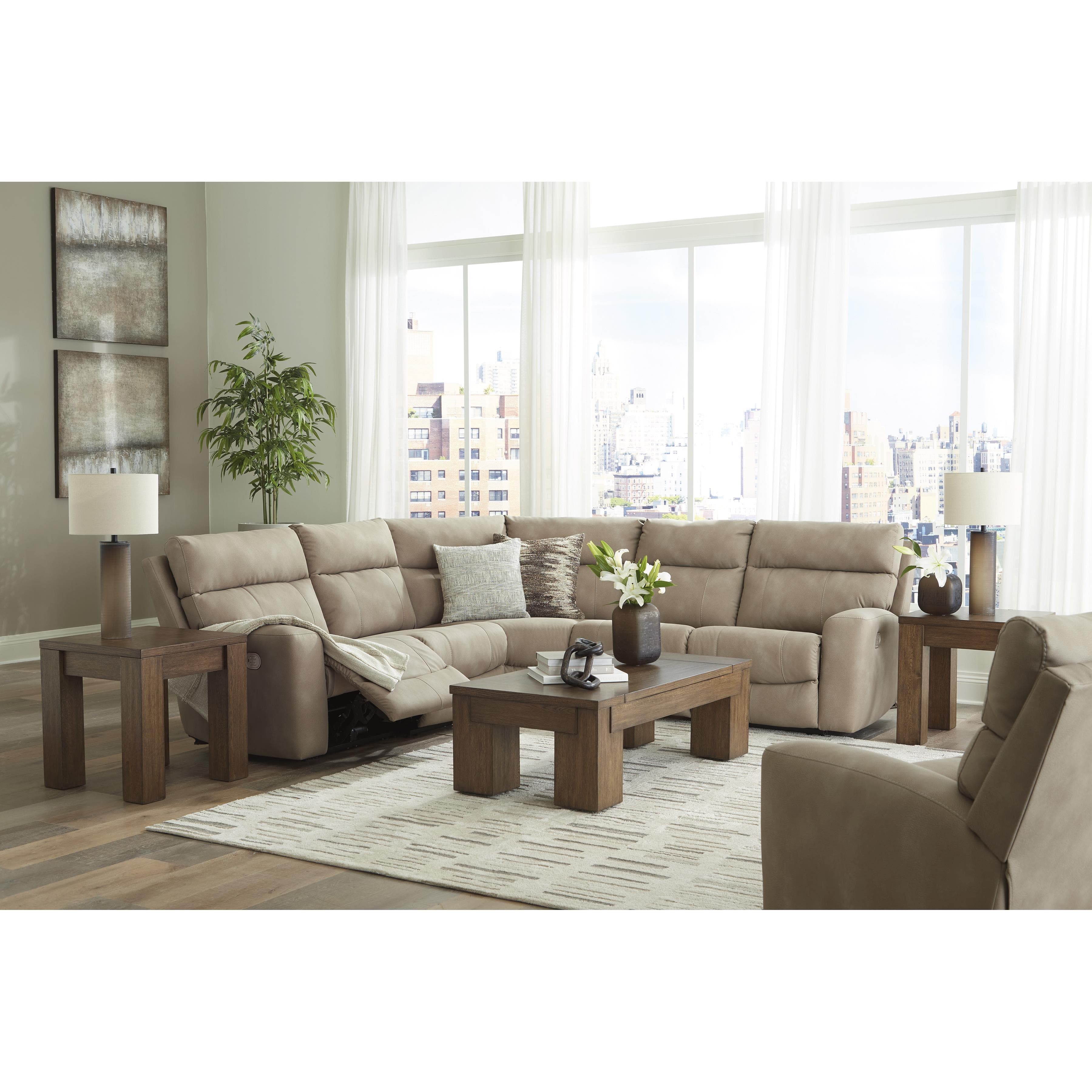 Signature Design by Ashley Next Gen DuraPella Power Leather Look Recliner