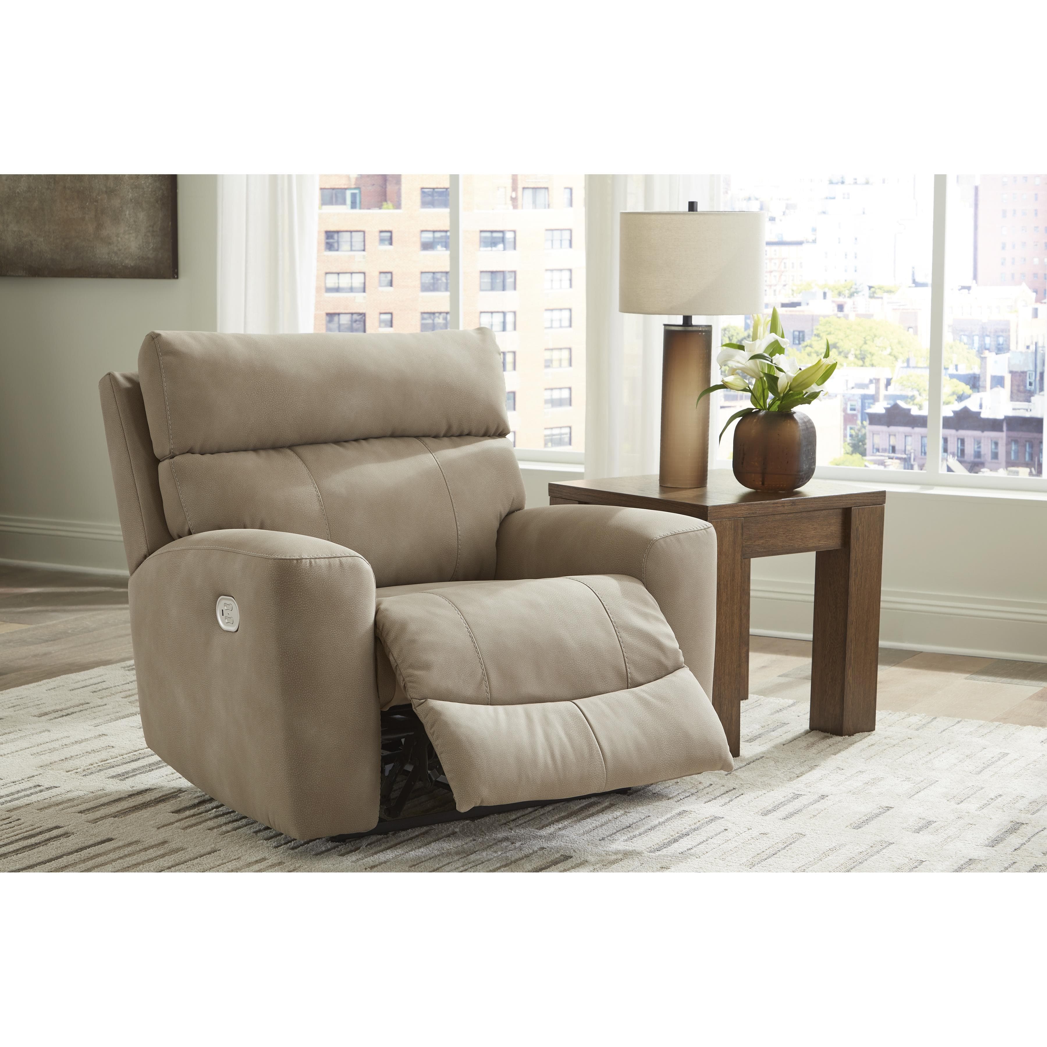 Signature Design by Ashley Next Gen DuraPella Power Leather Look Recliner
