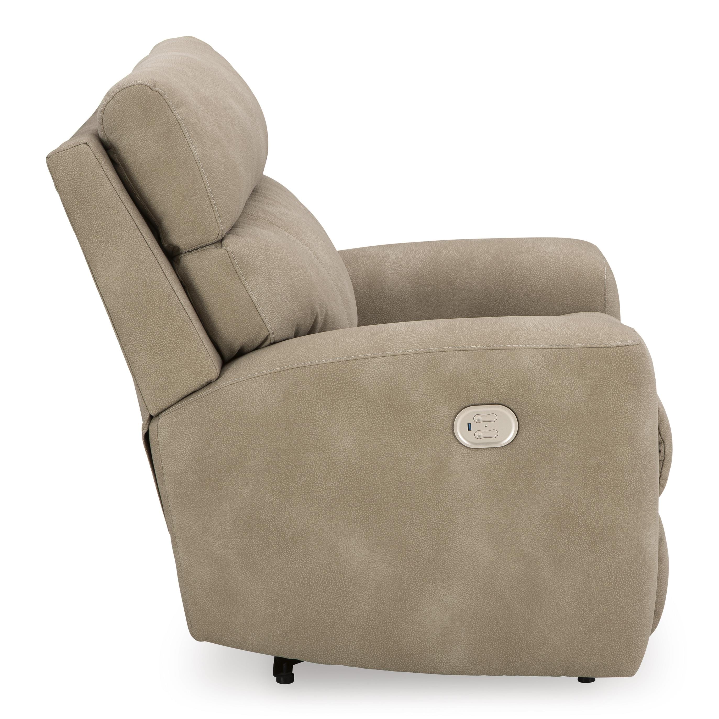 Signature Design by Ashley Next Gen DuraPella Power Leather Look Recliner