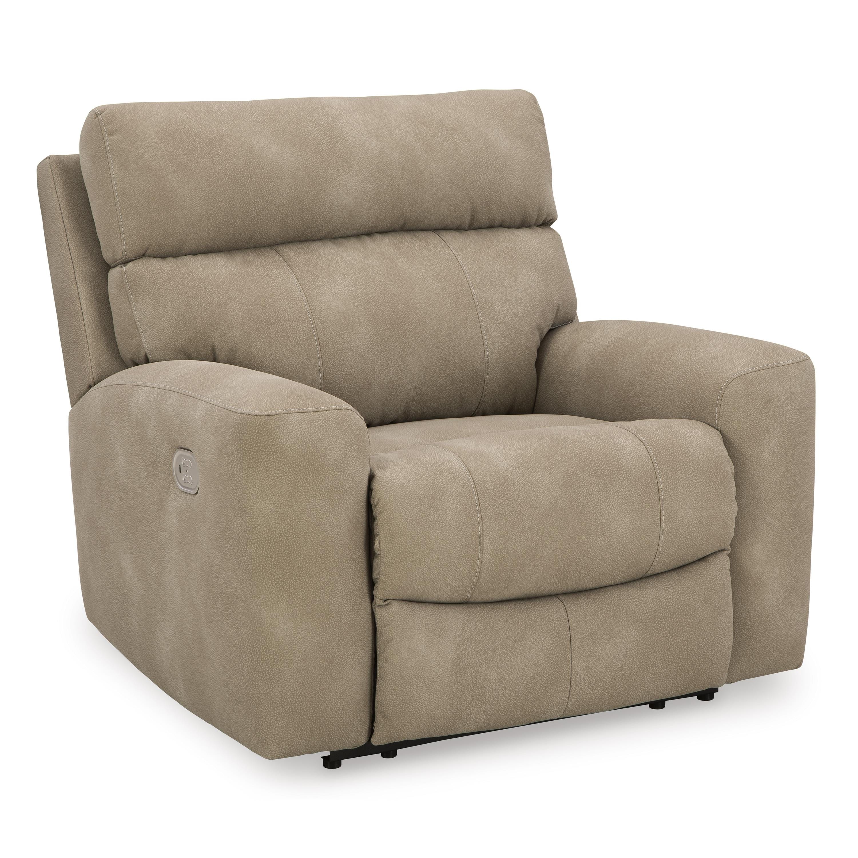 Sand Signature Design by Ashley Next Gen DuraPella Power Leather Look Recliner