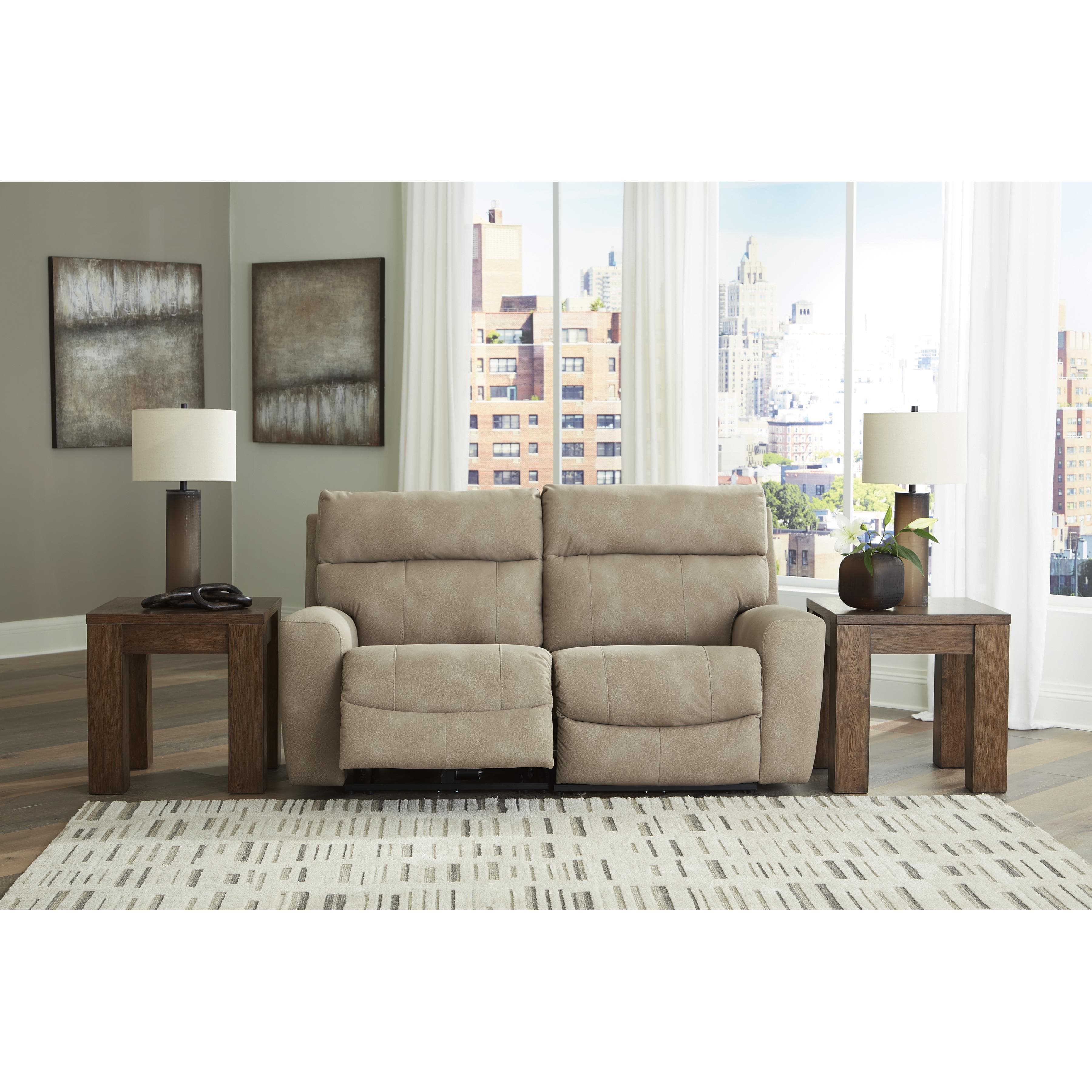 Signature Design by Ashley Next Gen DuraPella Power Reclining Leather Look 2 pc Sectional