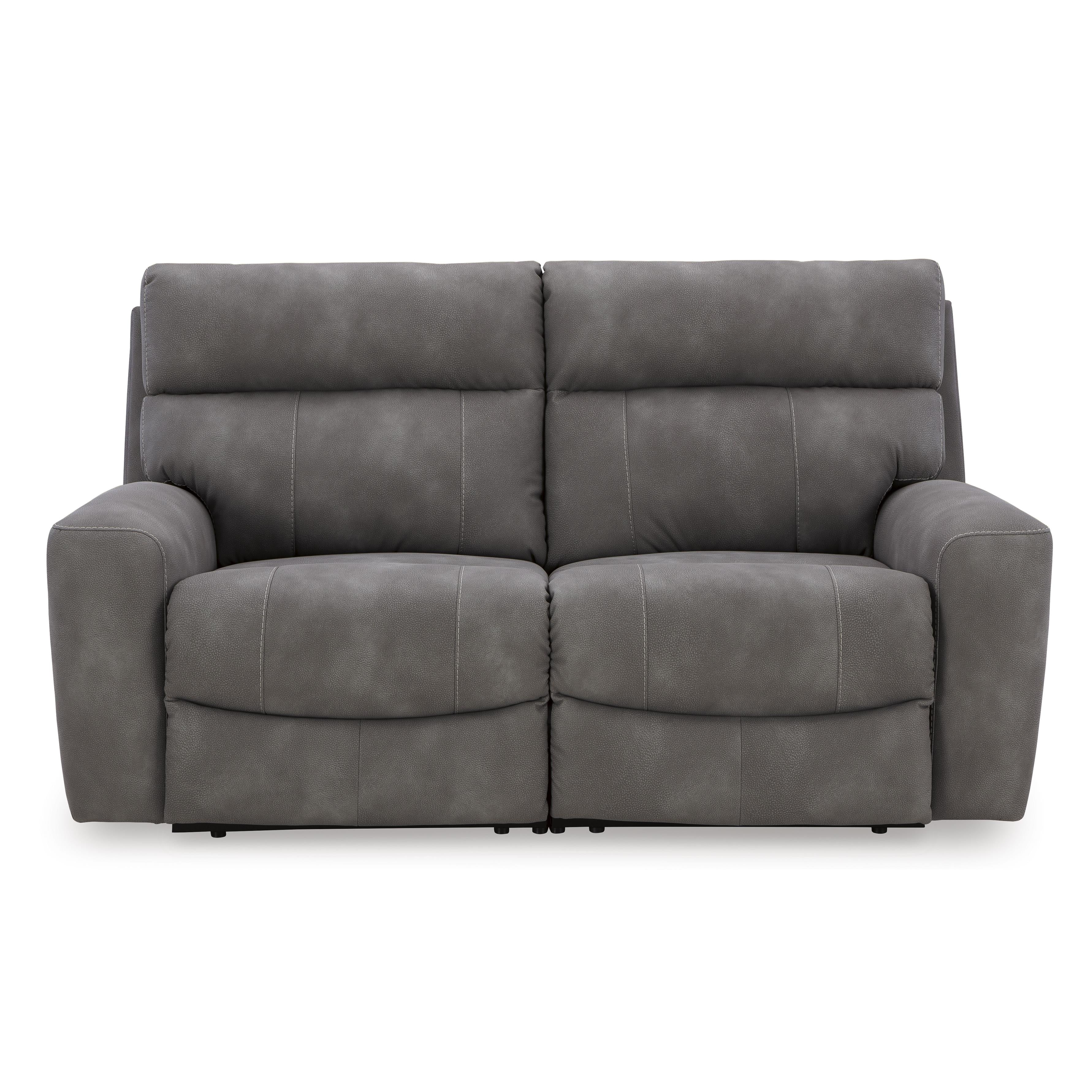Slate Signature Design by Ashley Next Gen DuraPella Power Reclining Leather Look 2 pc Sectional