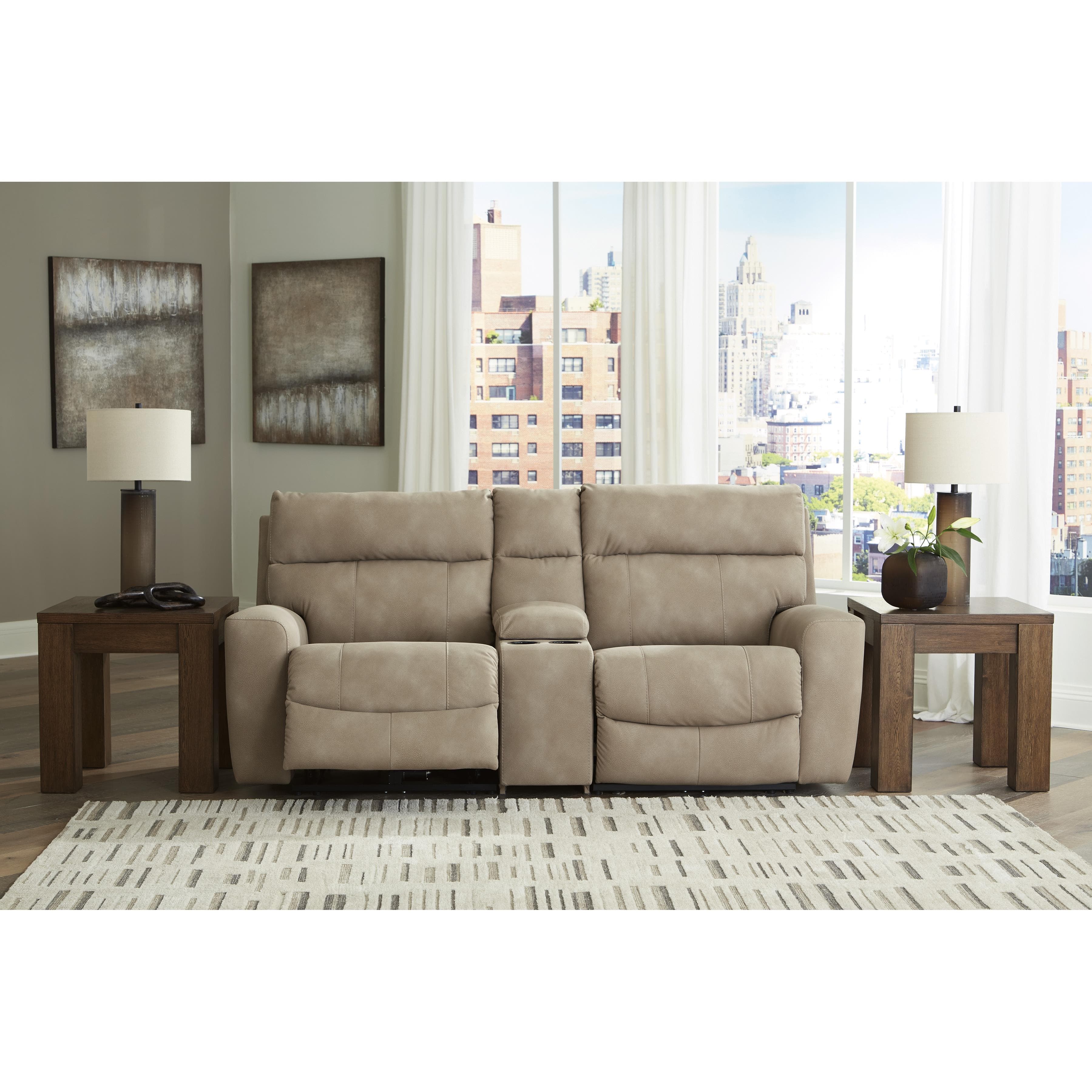 Signature Design by Ashley Next Gen DuraPella Power Reclining Leather Look 3 pc Sectional