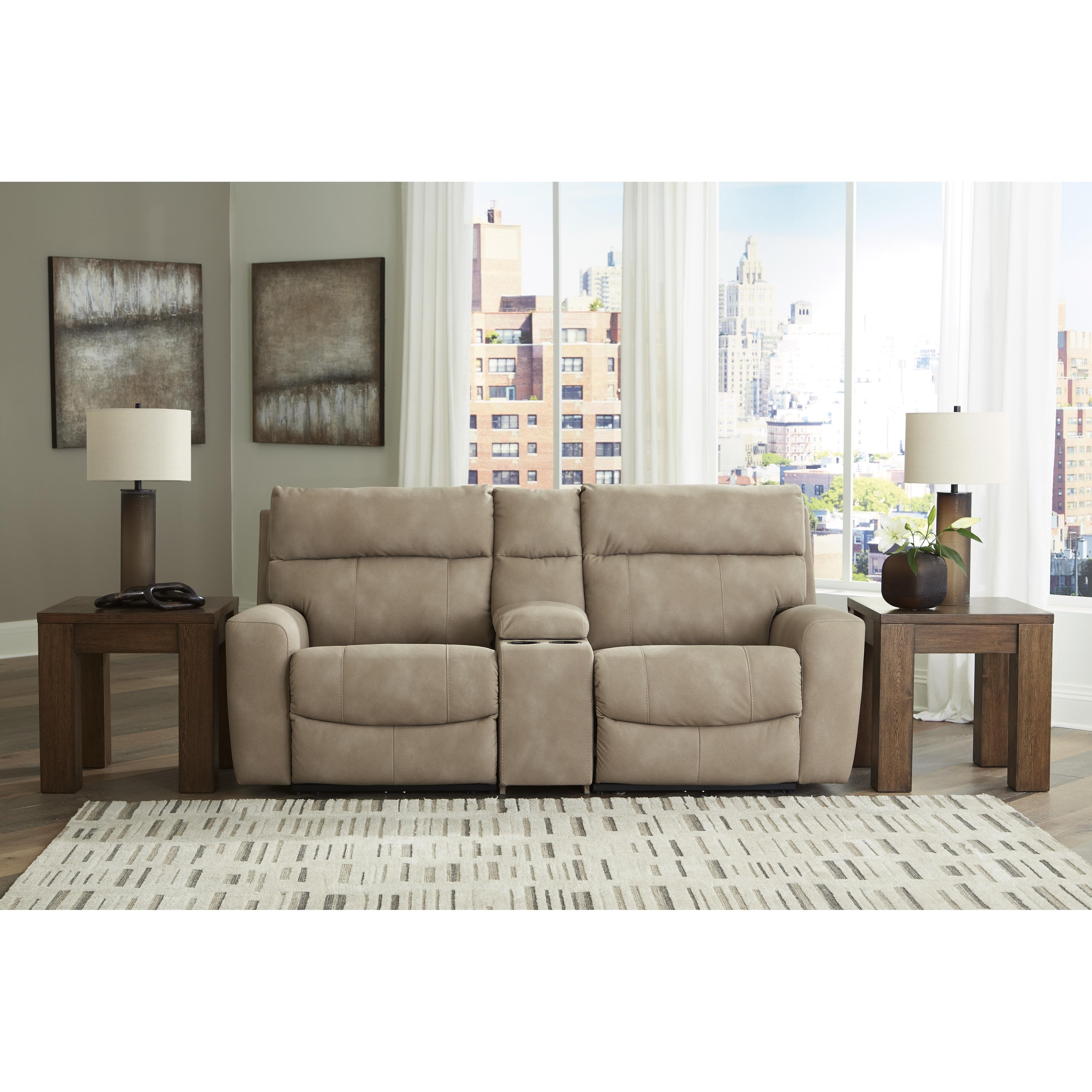 Signature Design by Ashley Next Gen DuraPella Power Reclining Leather Look 3 pc Sectional