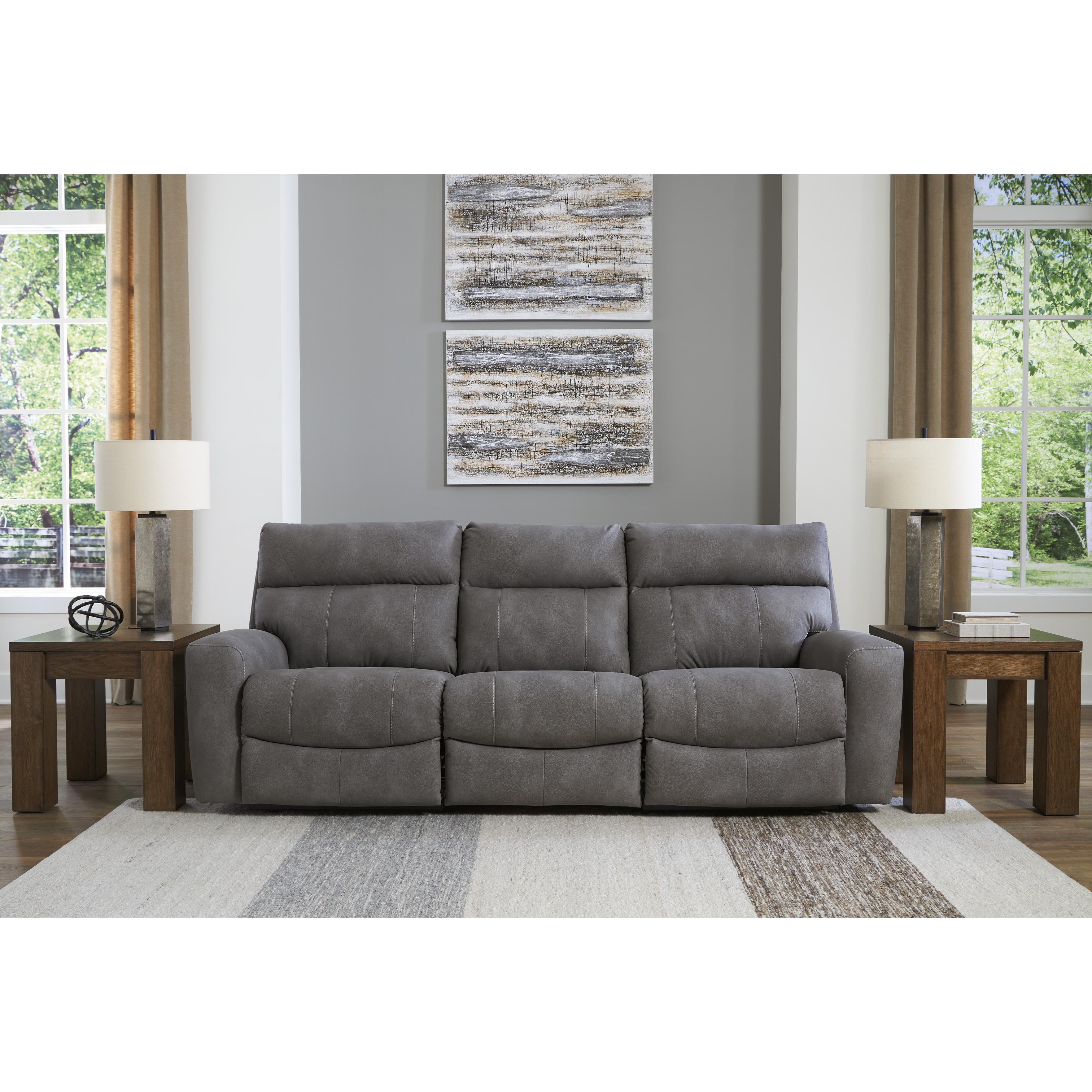 Signature Design by Ashley Next Gen DuraPella Power Reclining Leather Look 3 pc Sectional