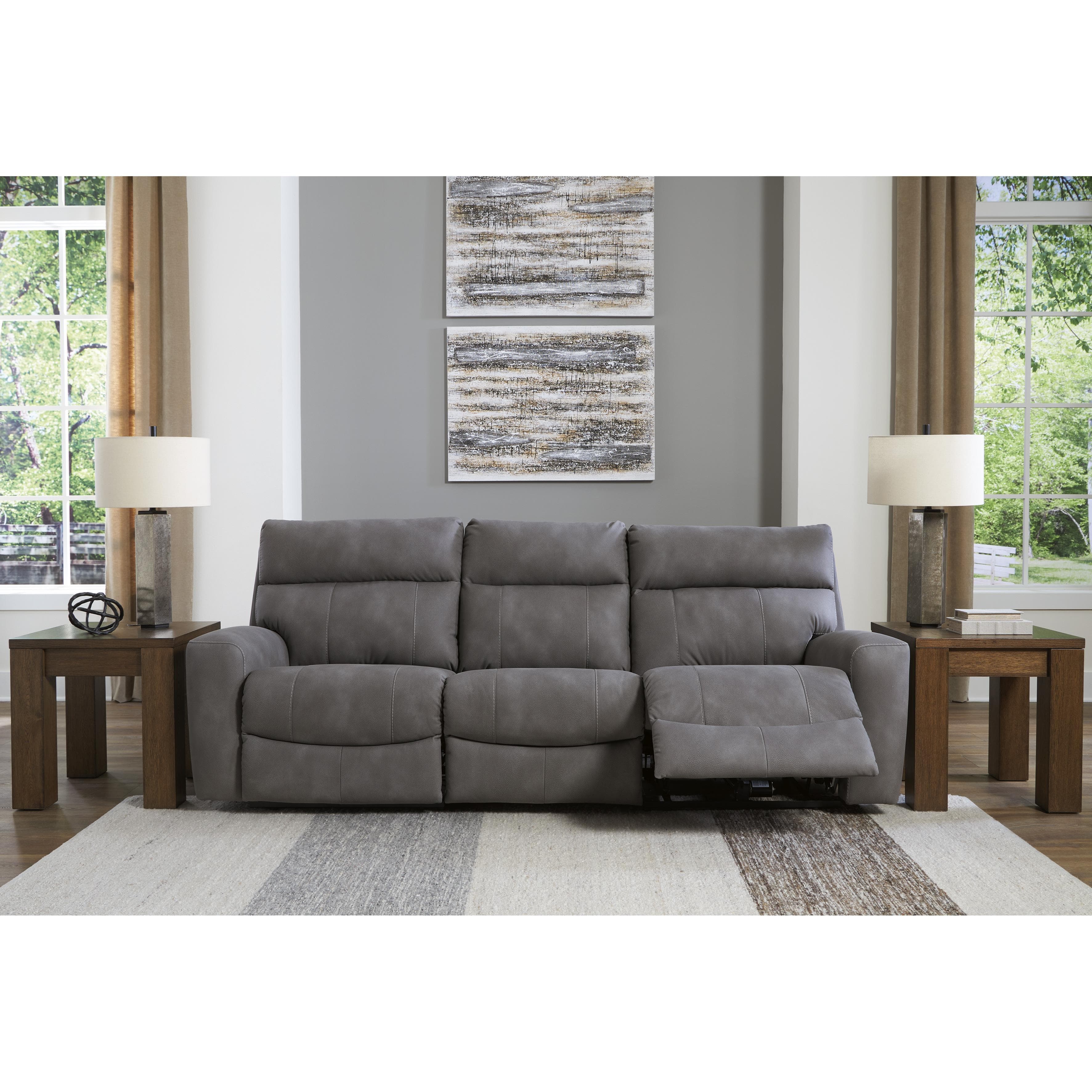 Signature Design by Ashley Next Gen DuraPella Power Reclining Leather Look 3 pc Sectional