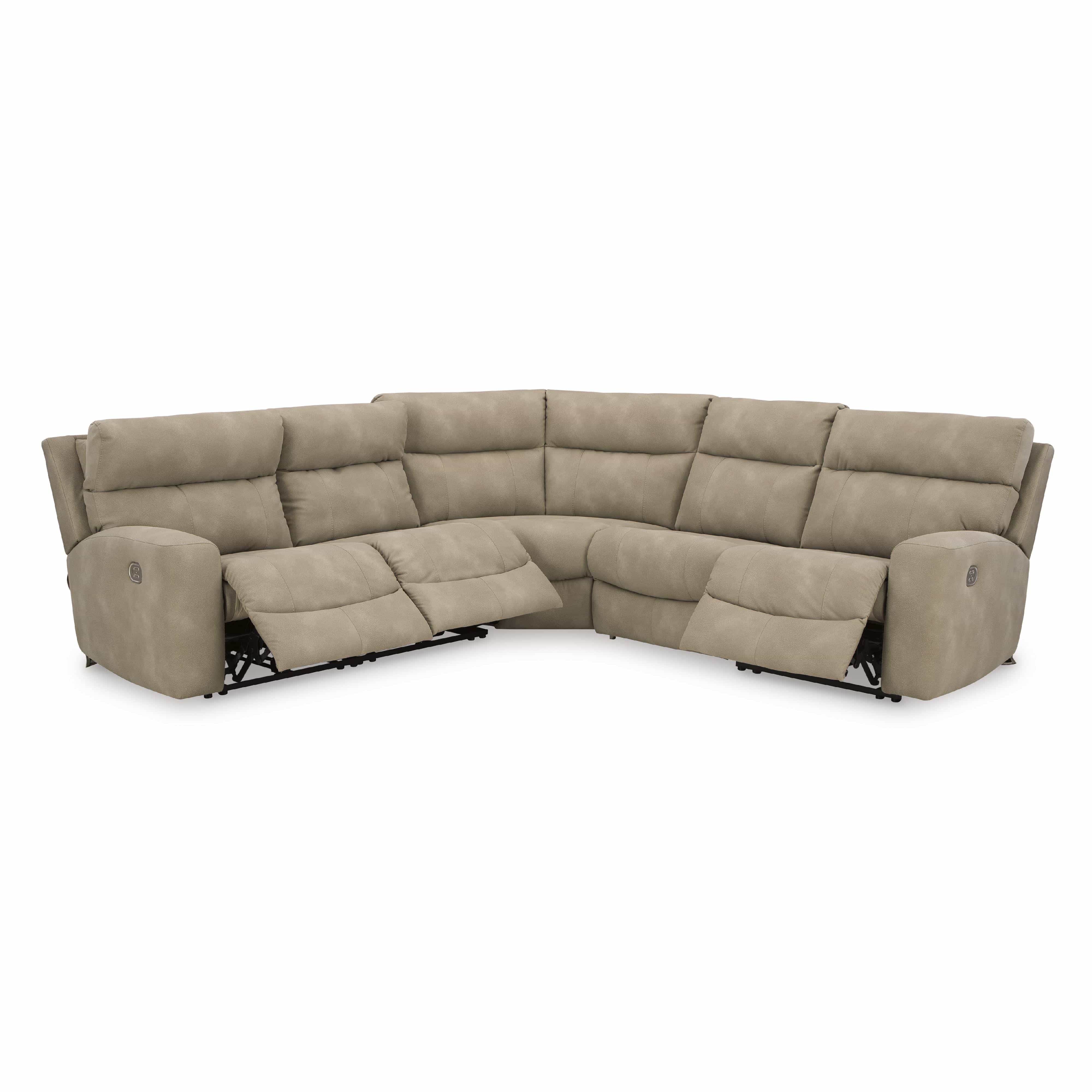Signature Design by Ashley Next Gen DuraPella Power Reclining Leather Look 5 pc Sectional