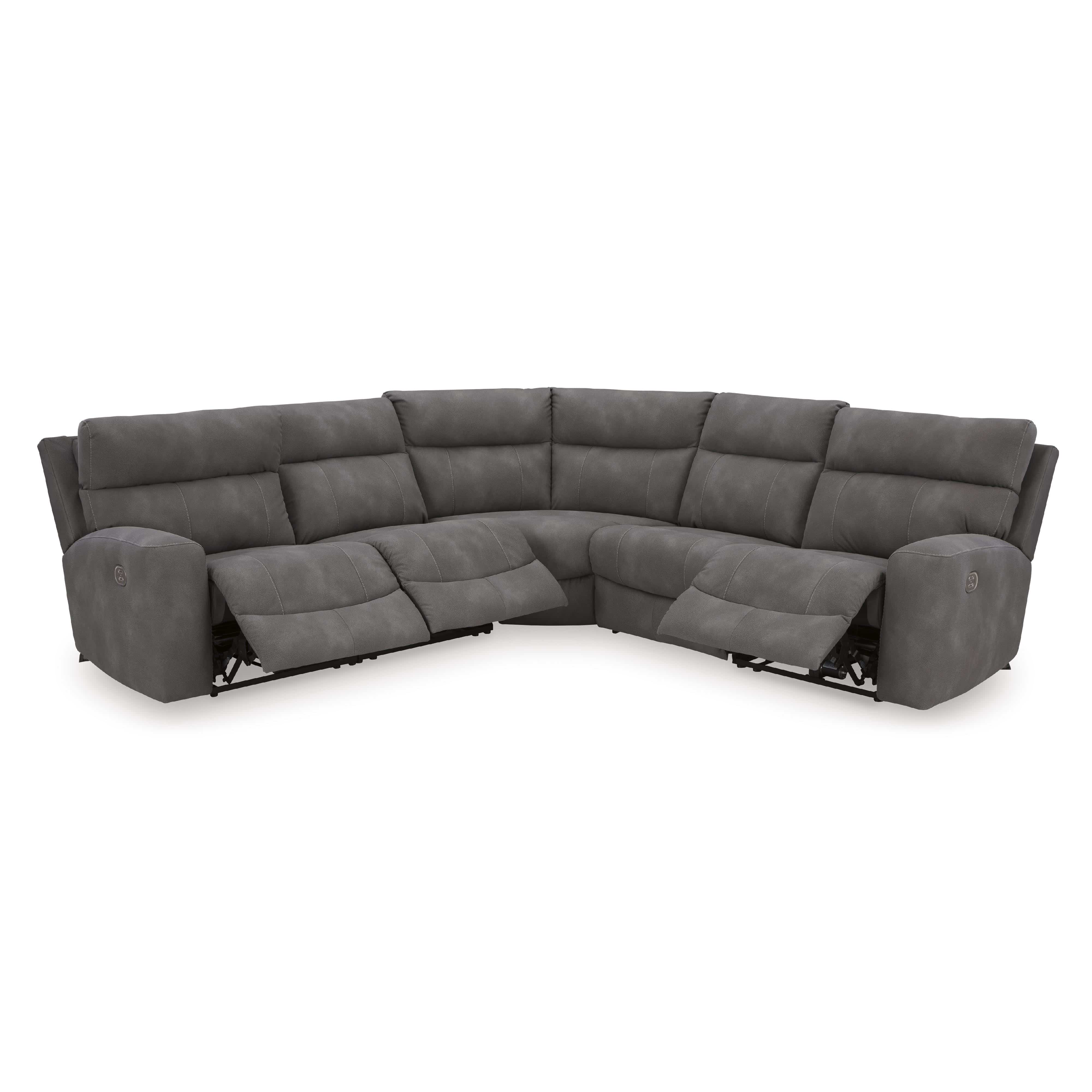 Signature Design by Ashley Next Gen DuraPella Power Reclining Leather Look 5 pc Sectional