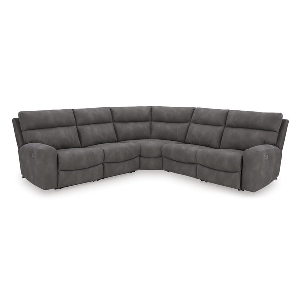 Signature Design by Ashley Next Gen DuraPella Power Reclining Leather Look 5 pc Sectional