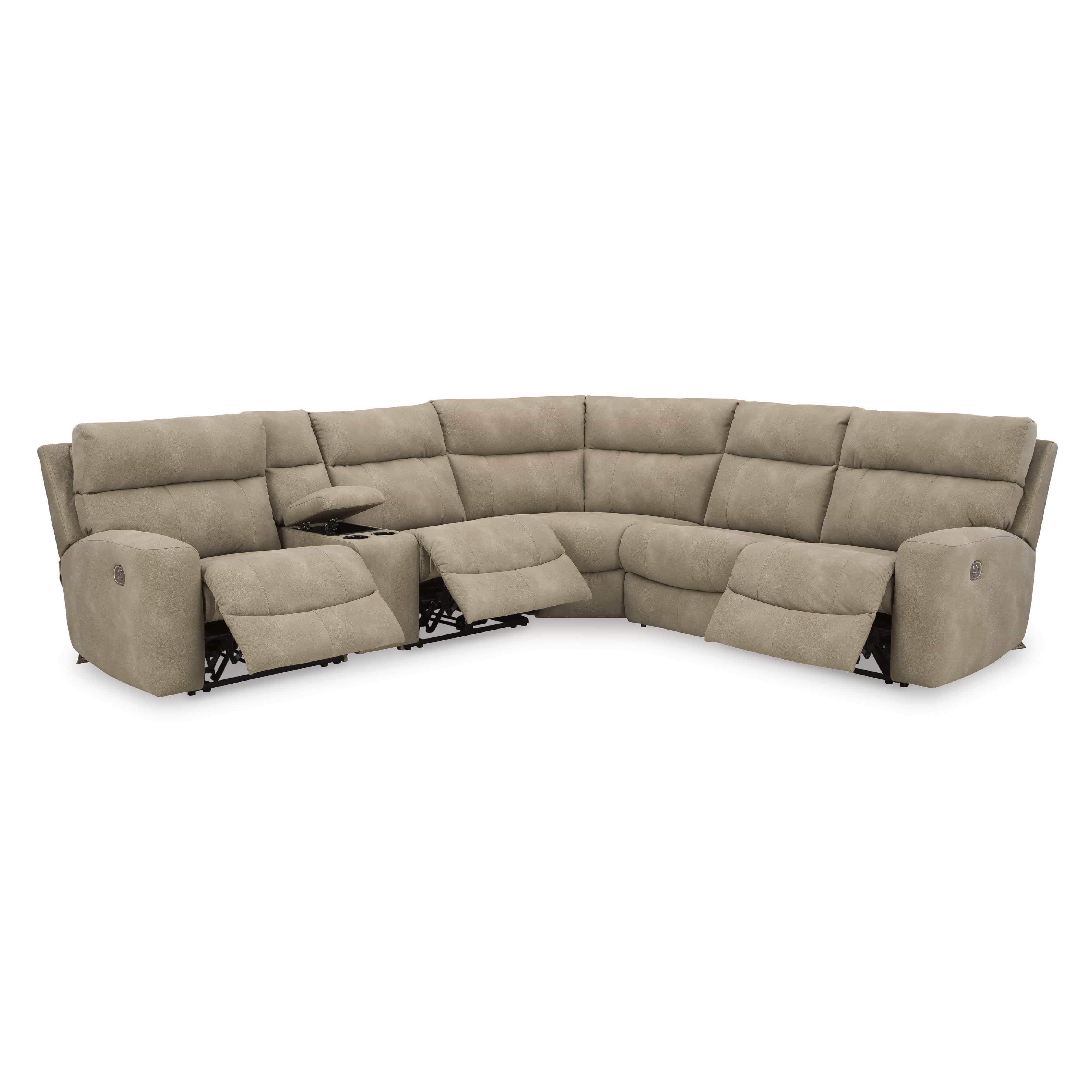 Signature Design by Ashley Next Gen DuraPella Power Reclining Leather Look 6 pc Sectional