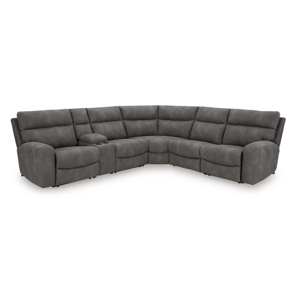 Signature Design by Ashley Next Gen DuraPella Power Reclining Leather Look 6 pc Sectional