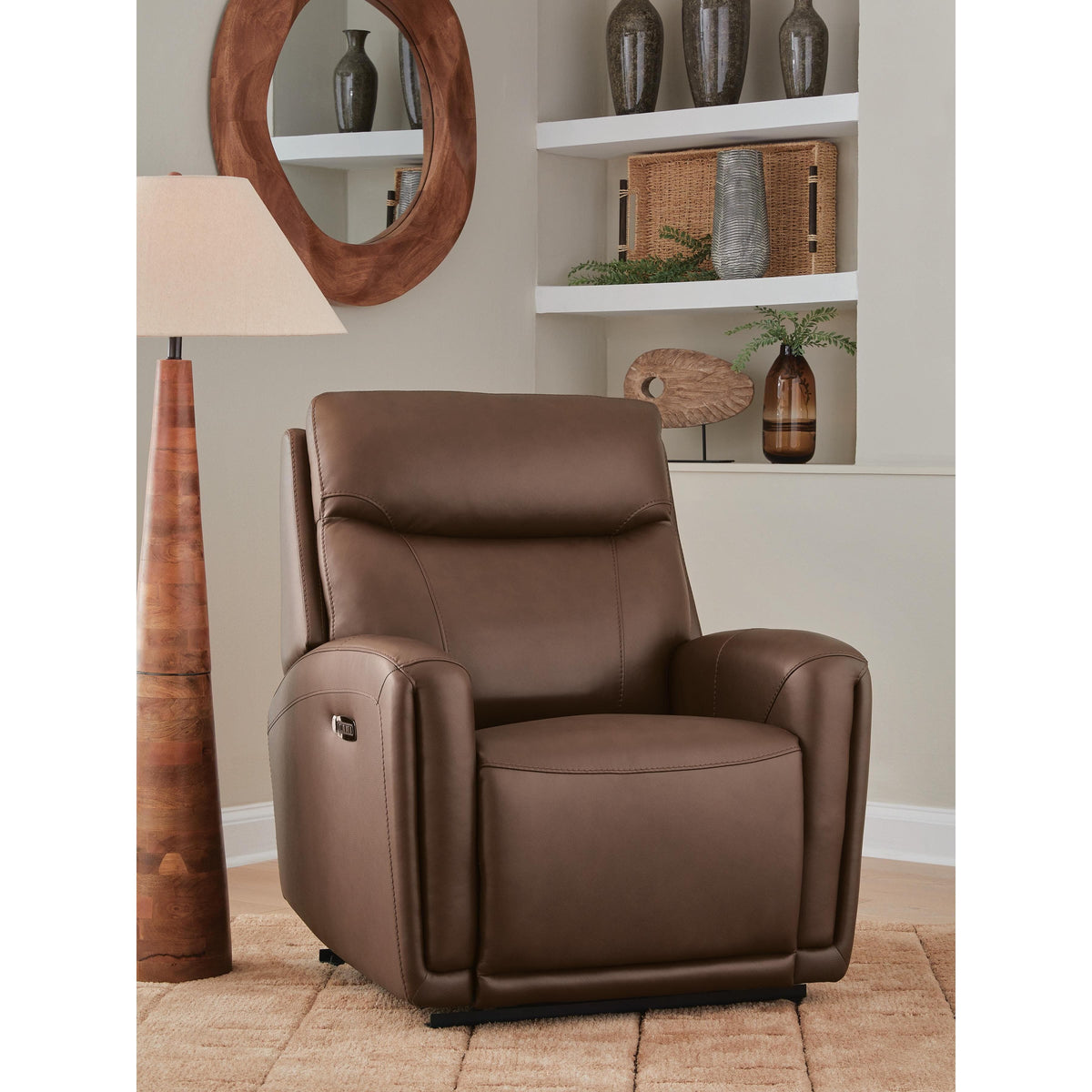 Signature Design by Ashley Pincara PCU1380242A Power AutoGlide Recliner with Audio System