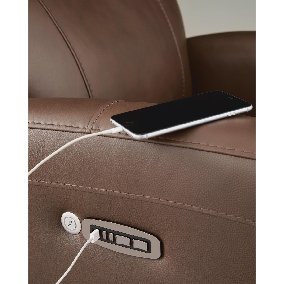 Signature Design by Ashley Pincara PCU1380242A Power AutoGlide Recliner with Audio System