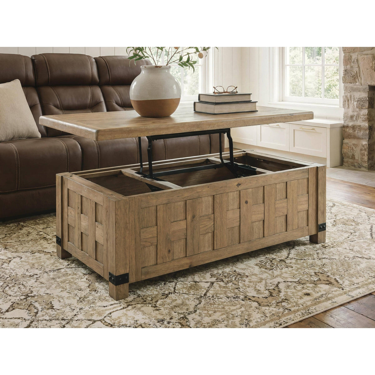 Signature Design by Ashley Ridgester T858-9 Lift Top Cocktail Table