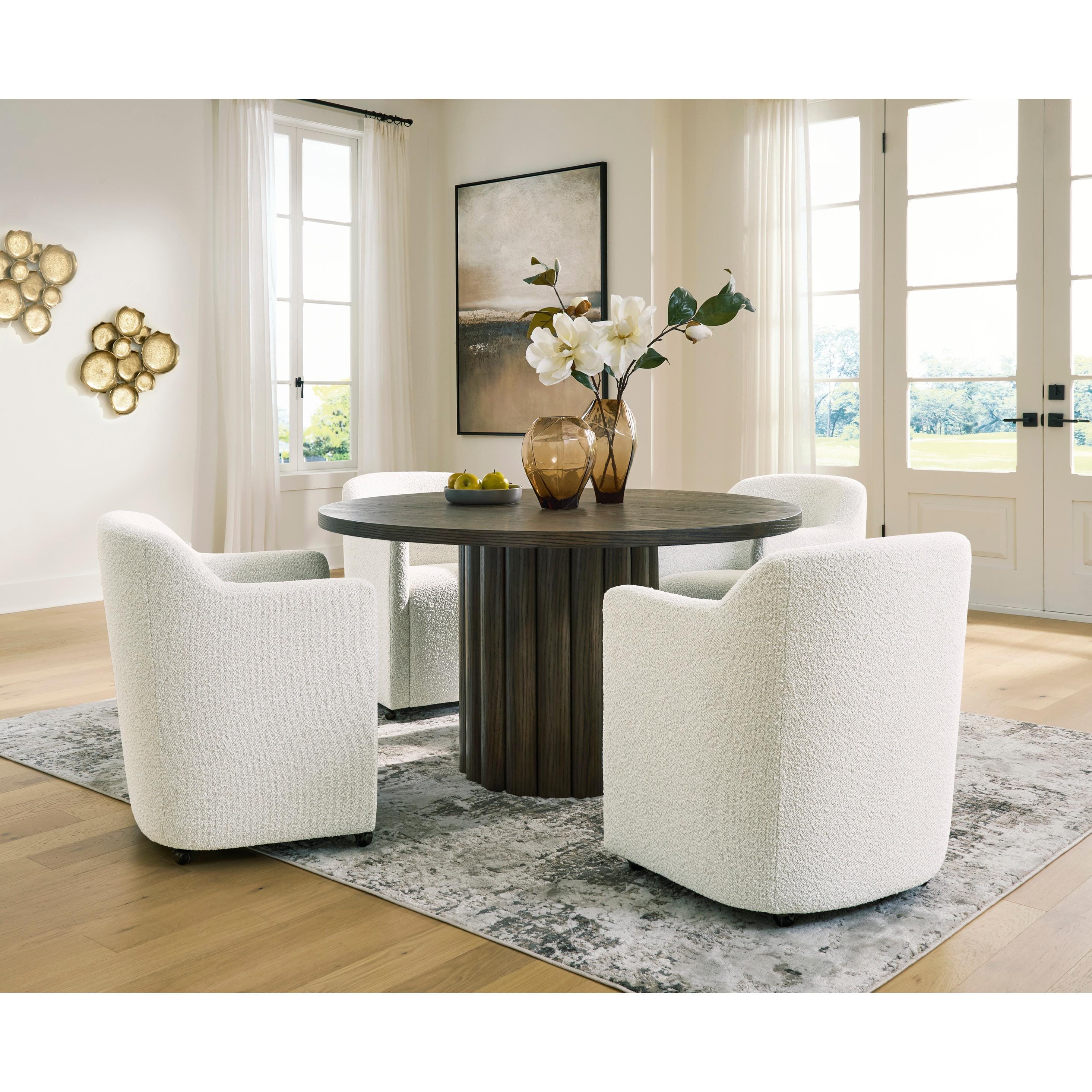 Signature Design by Ashley Round Radkin Dining Table PCD843-50
