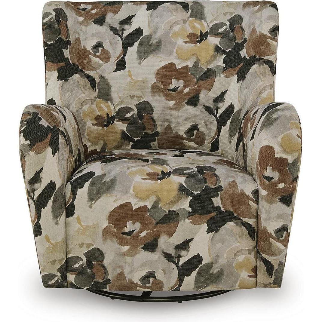 Signature Design by Ashley Rowenburg A3000855 Swivel Glider Accent Chair