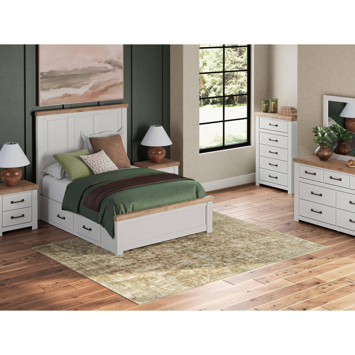 Signature Design by Ashley Savonport Panel Bed with Storage