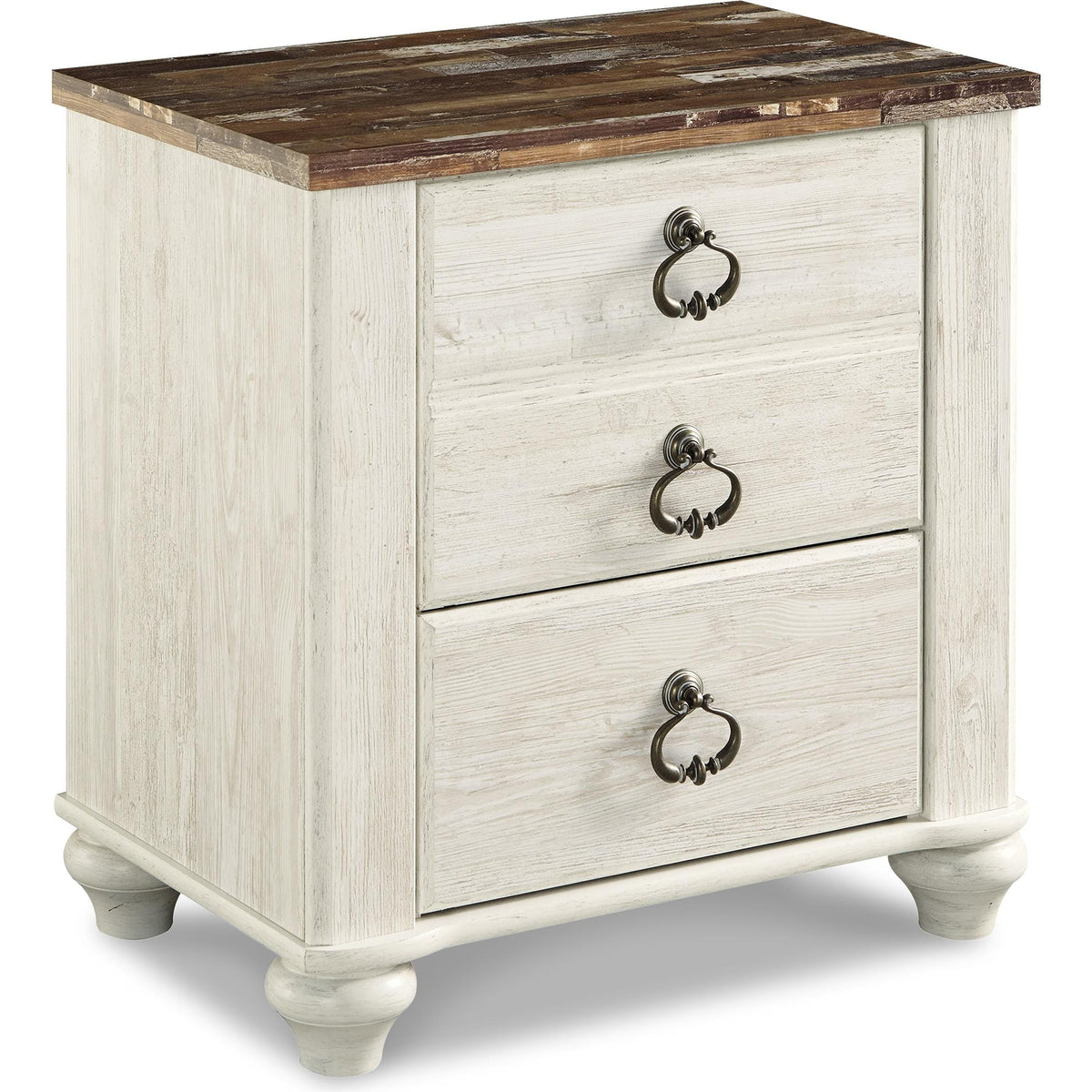 Signature Design by Ashley Willowton B267B55 7 pc Queen Sleigh Bedroom Set
