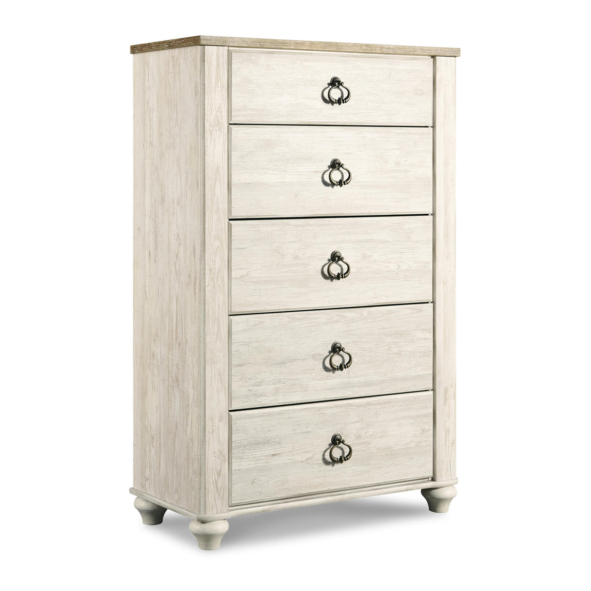Signature Design by Ashley Willowton B267B56 8 pc Queen Sleigh Bedroom Set