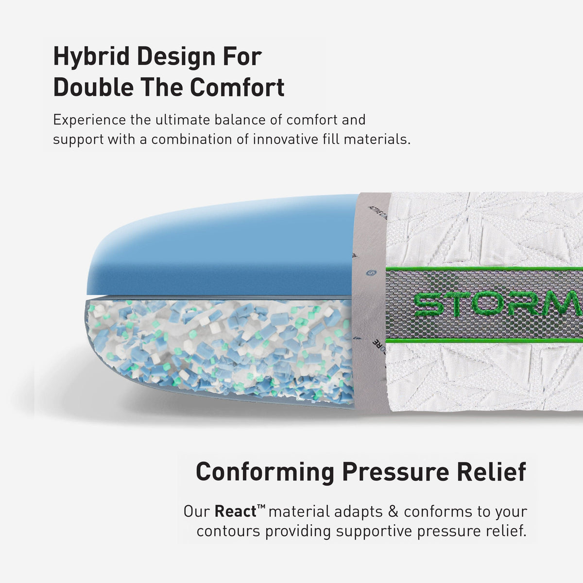 Bedgear Storm Performance Pillow-Pillow-Bedgear-New Braunfels Mattress Company