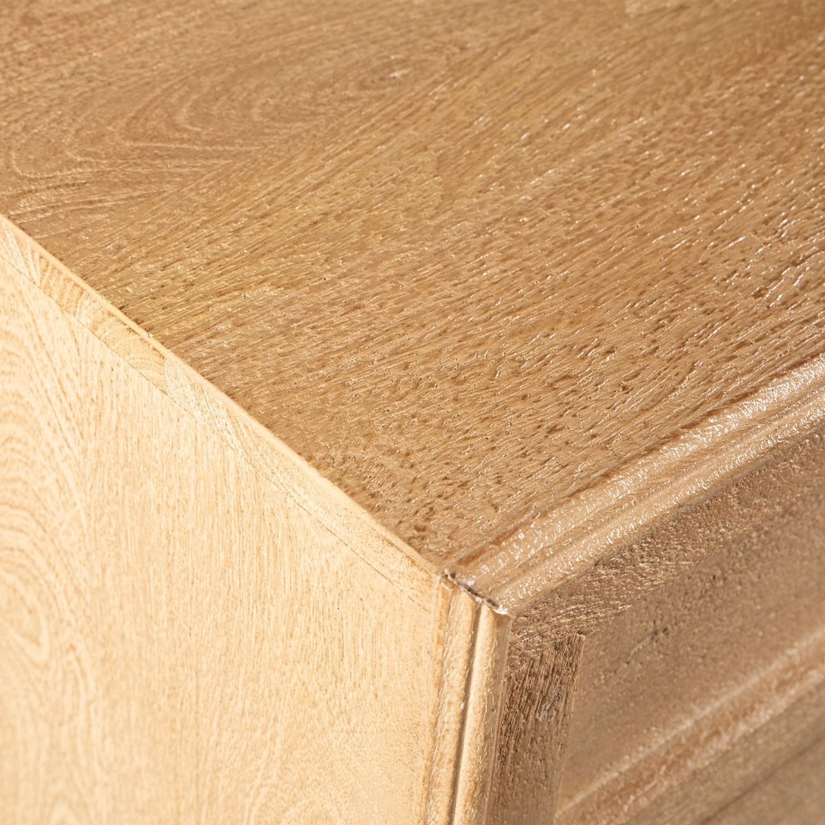 Taj White Washed 3 Drawer Nightstand-Nightstand-Home Trends & Design-New Braunfels Mattress Company