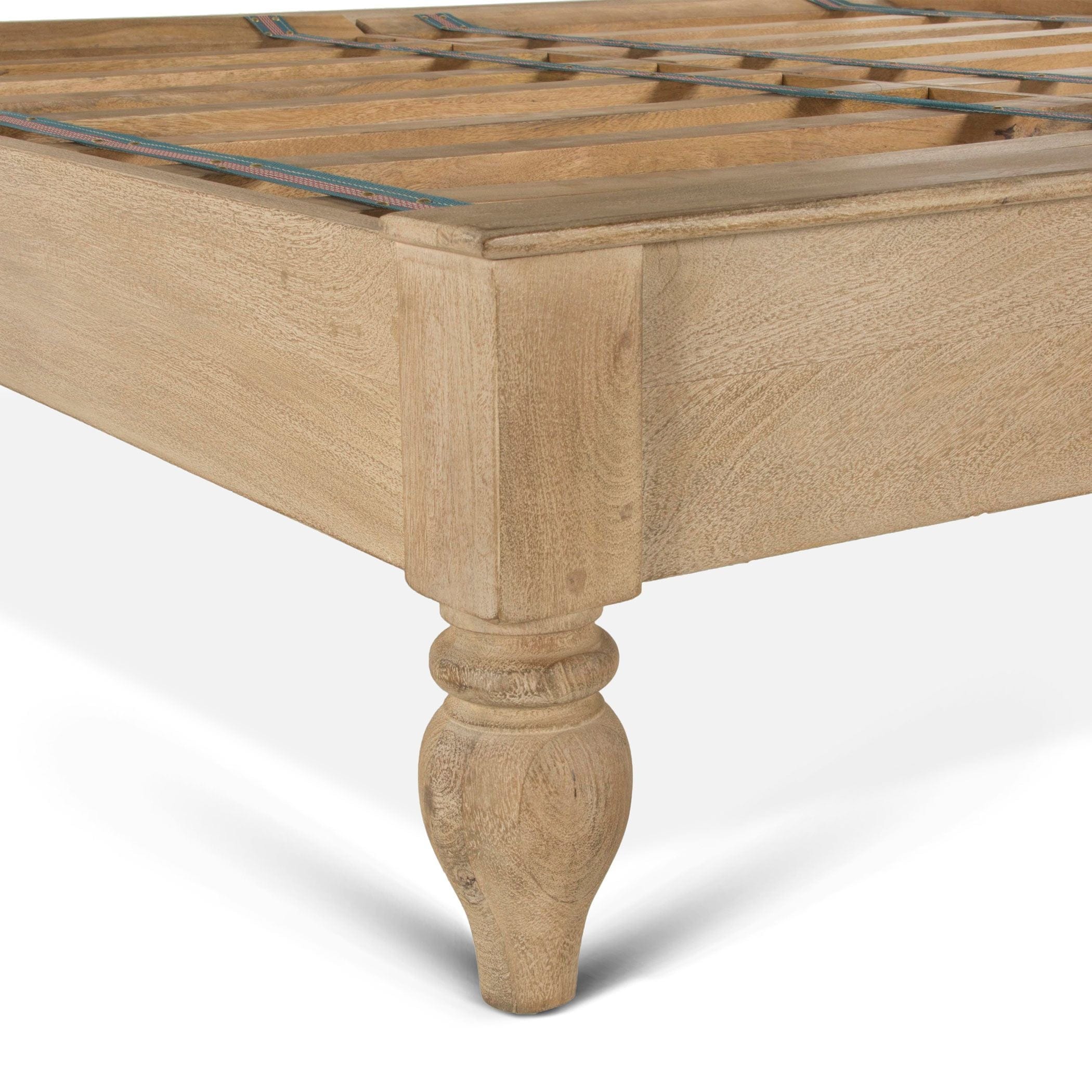 Taj Hand Carved White Washed Bed-Bed-Home Trends & Design-New Braunfels Mattress Company