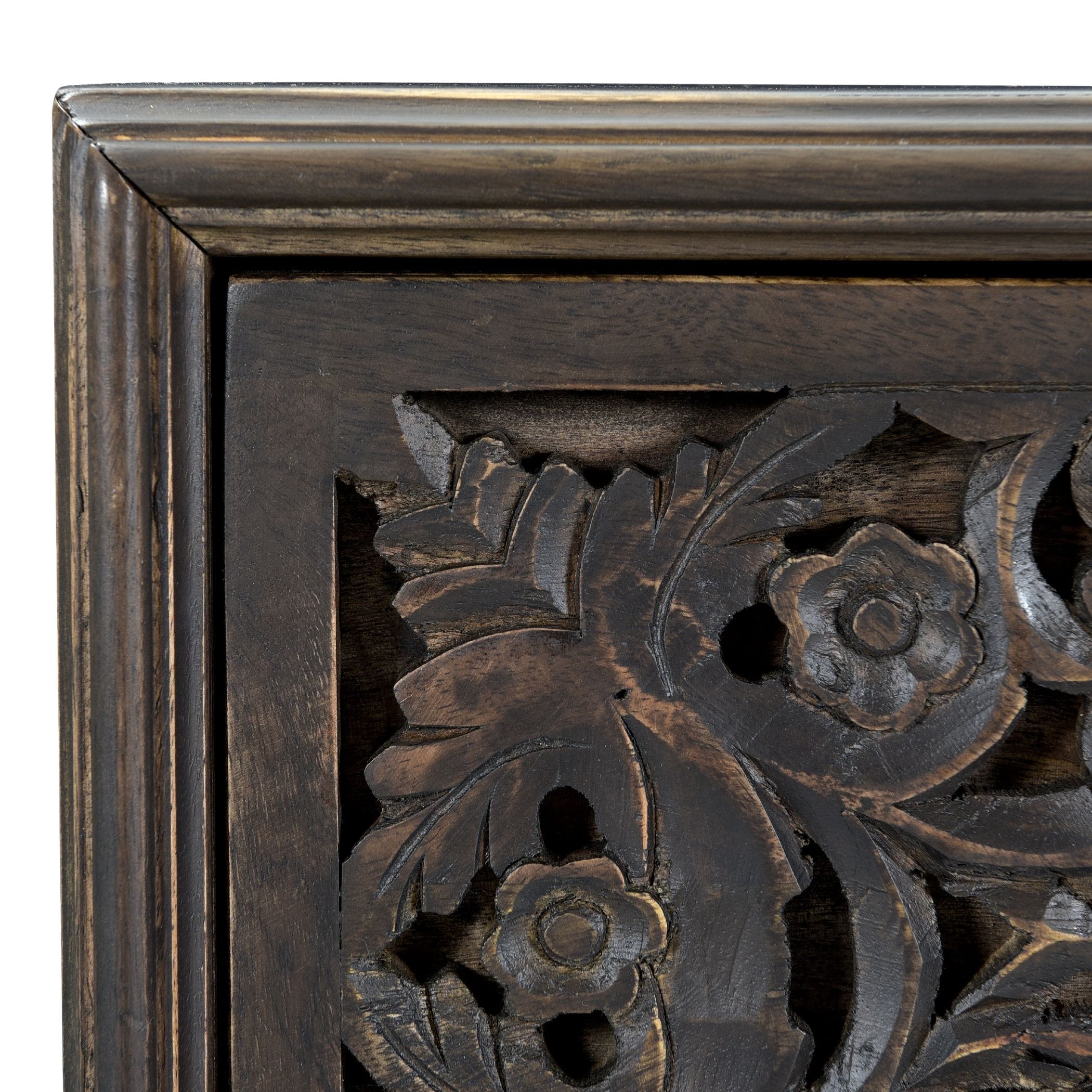 Taj Two Door Vintage Brown Nightstand-Nightstand-Home Trends & Design-New Braunfels Mattress Company