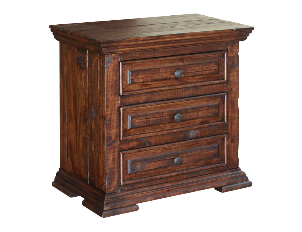 Terra Brown Nightstand-Nightstand-New Braunfels Mattress Company-New Braunfels Mattress Company